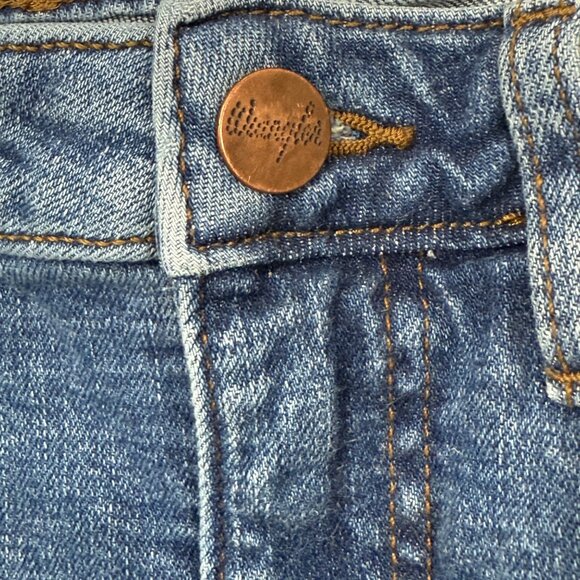 Wrangler Womens Trumpet Flare Jeans Blue Denim Flare High Rise Stretch Retro - Picture 4 of 6